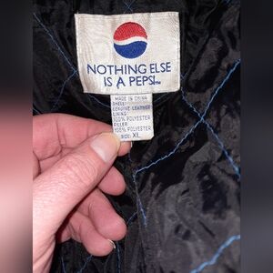 Leather Jacket With Pepsi Tag XL